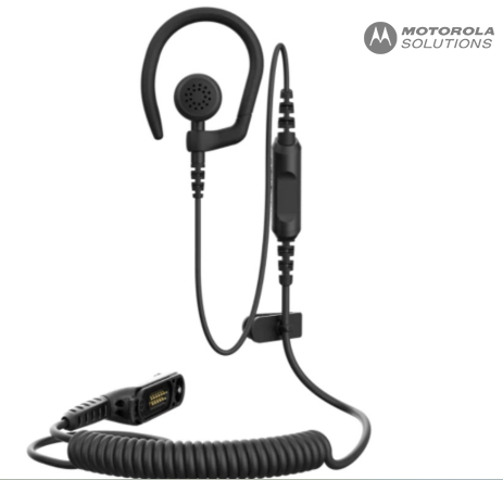 Motorola PMLN8337 Auricular único IMPRES™ de 1 cable con gancho removible, audio fuerte, negro Precio + iva