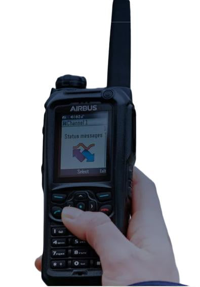 Airbus TH9 RC-55 TEA-1 TETRA 800MHZ Radio portátil TETRA para Mineras El Abra y Minera Candelaria Precio + iva