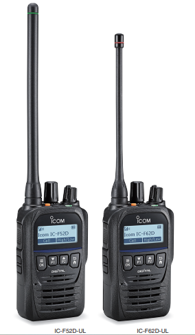 ICOM IC-F52D UL VHF 136-174 MHz 512 canales Digital IDAS™ Intrinsically safe 5W Radio Approved UL Classifications Intrinsically safe (Importación 6-8 semanas) Precio + iva