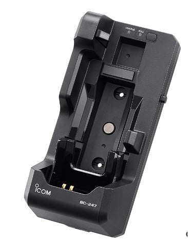 ICOM BC-247 Base de carga vehicular y estacionario, fácil instalar y fácil desmontar, compatible con IC-SAT100 (Importación directa 8 semanas) Precio + iva