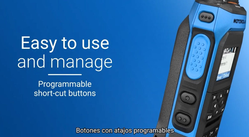 Motorola R7EX FKP UHF 403-470MHz 64CH MOTOTRBO y Analógico ATEX 1W Radio portátil intrínsecamente seguro con pantalla Precio + iva