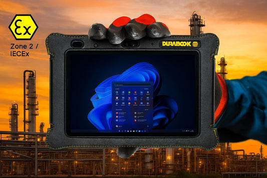 DURABOOK R8-EX Tablet Windows ATEX Zona 2/22 Intrínsecamente Seguro (Importación a pedido 6-8 semanas) Precio + iva