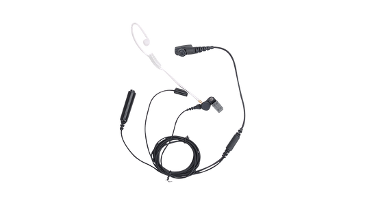 Hytera EAN18 Auricular de vigilancia negro con tubo acústico transparente para las series PD7, PD985 y PT5 Precio + iva