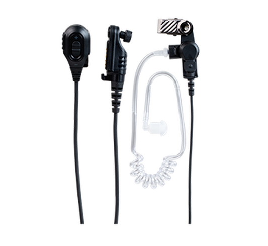 Hytera EAN24-P Auricular con tubo acústico y PTT en línea (negro) para las series HP5, HP6, HP7, PD6, X1 y PDC680, PDM680, PTC680, Z1p, PT590 Precio+ iva