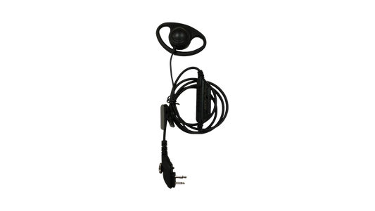 Hytera EHM15 Auricular estilo D negro con PTT en línea y micrófono: para las series BD, PD4, PD5 y varias radios analógicas Precio + iva