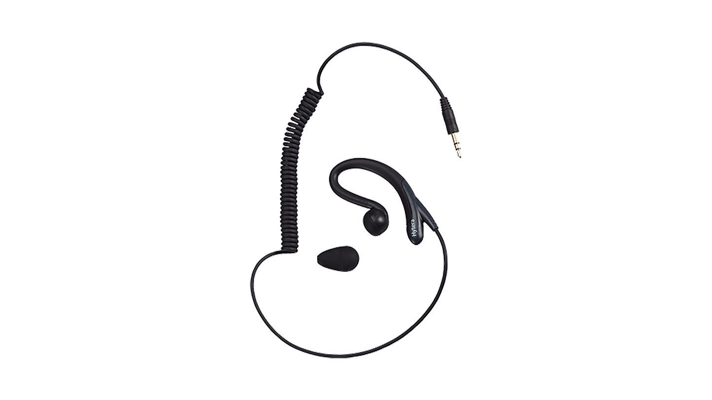 Hytera EH-01 Auricular estilo C solo recepción, conector de audio de 3,5 mm recepción, para conectar con tipo de conector a equipo de radio (producto se vende por separado) Precio + iva