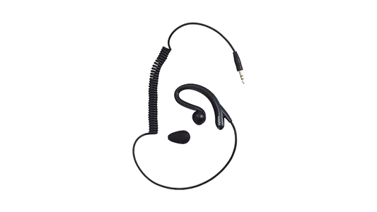 Hytera EH-01 Auricular estilo C solo recepción, conector de audio de 3,5 mm recepción, para conectar con tipo de conector a equipo de radio (producto se vende por separado) Precio + iva