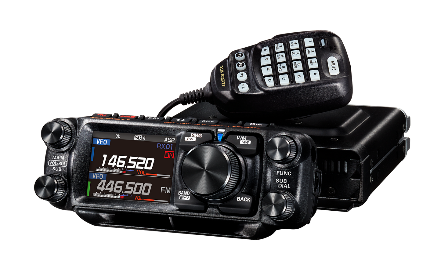 Yaesu FTM-510DRASP 50W Radio móvil de doble banda C4FM digital/FM VHF/UHF ASP (A pedido por importación) Precio + iva