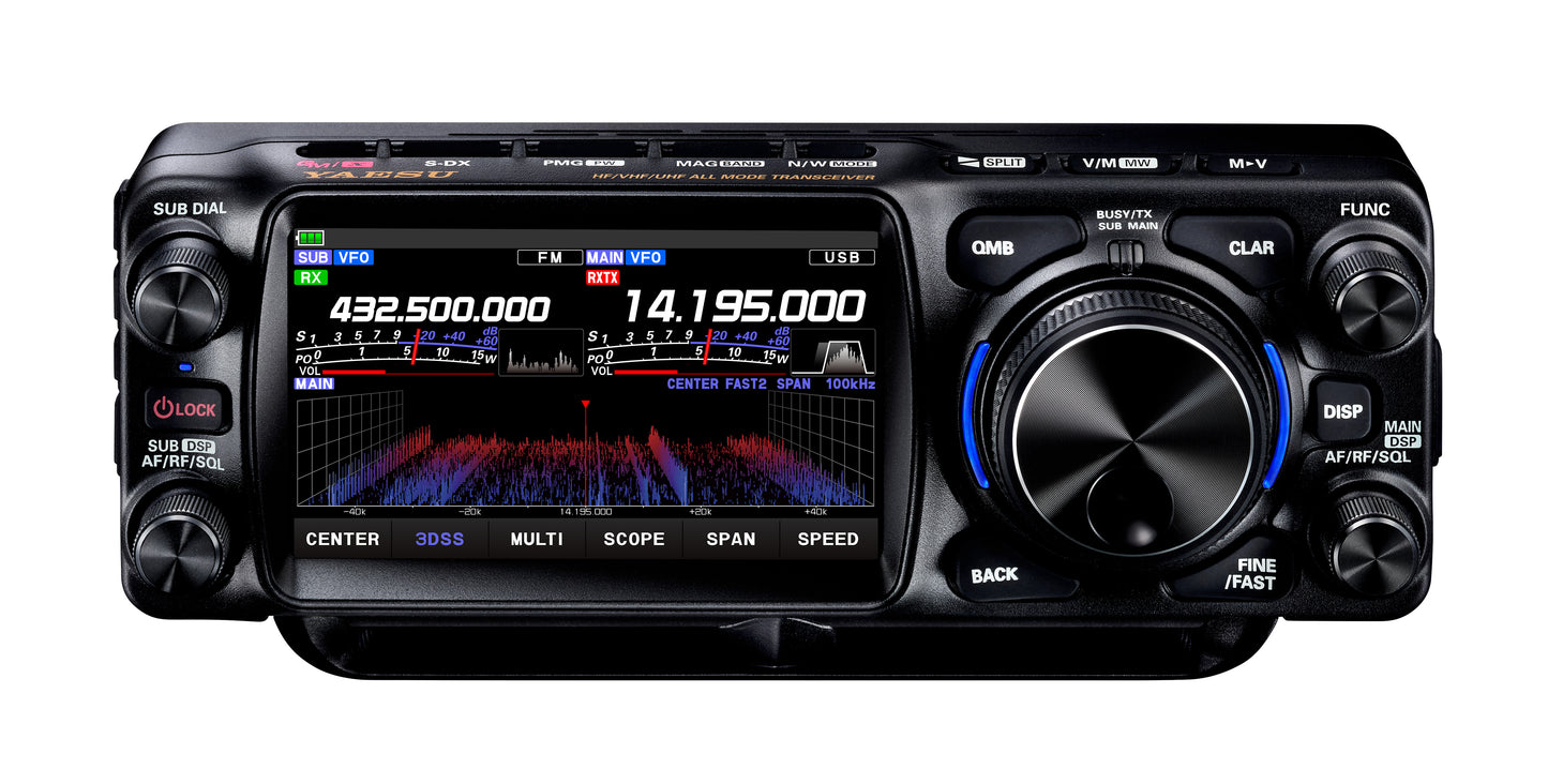 Yaesu FT X-1 Field HF/50/144/430MHz 10W SDR Radio móvil multimodo El nuevo radio SDR y QRP HF, 6M, 2M, 70CM Precio + iva
