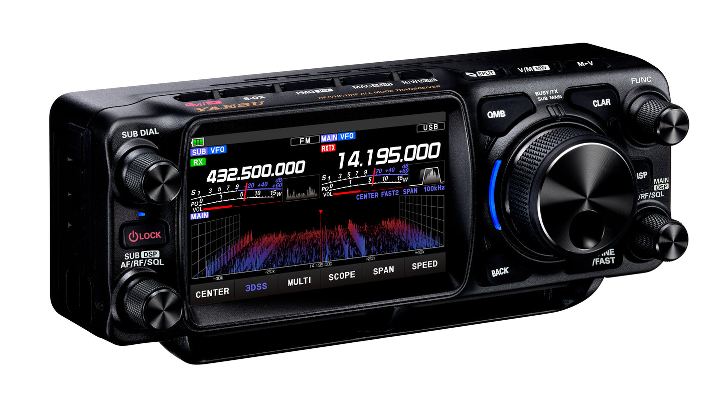 Yaesu FT X-1 Field HF/50/144/430MHz 10W SDR Radio móvil multimodo El nuevo radio SDR y QRP HF, 6M, 2M, 70CM Precio + iva
