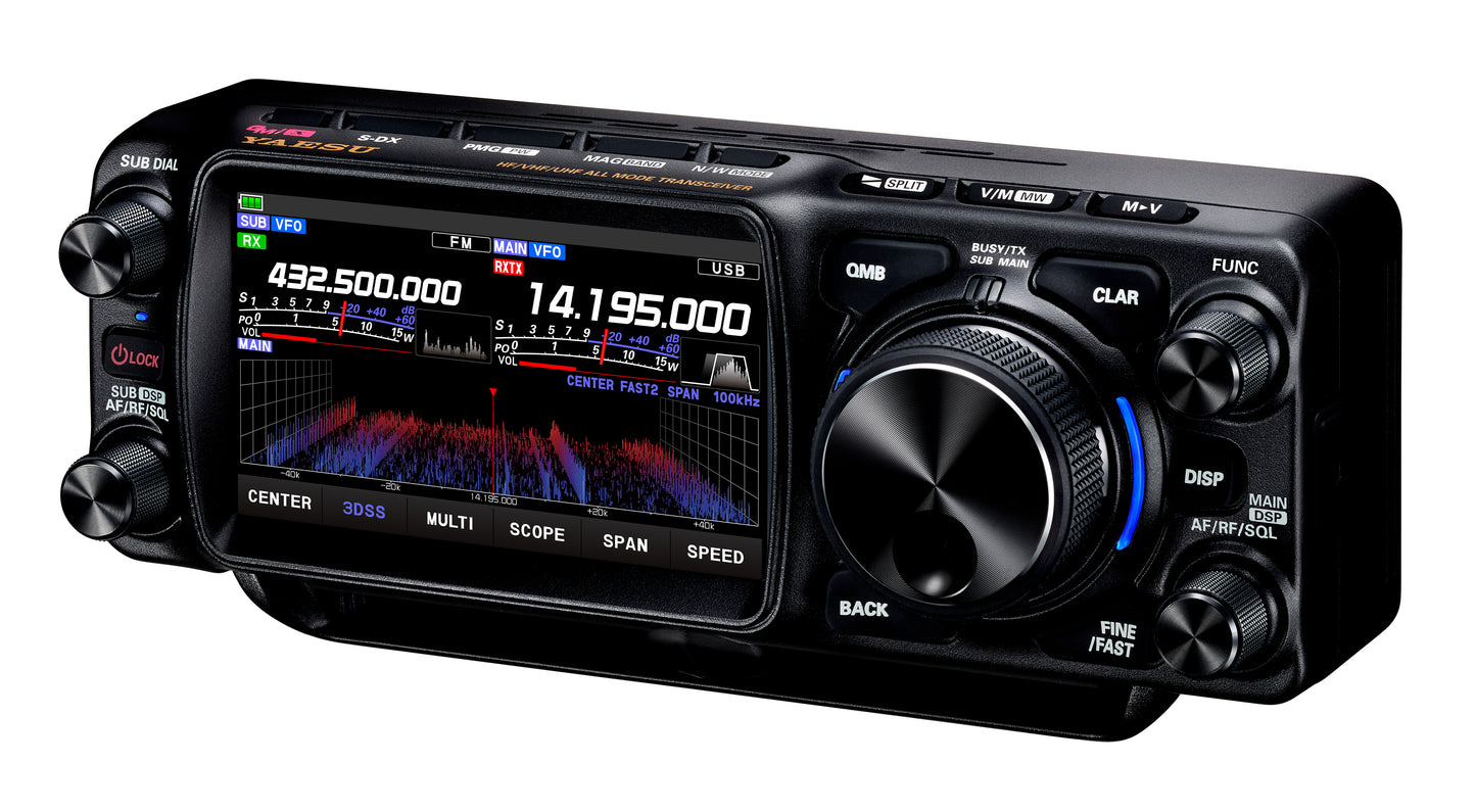 Yaesu FT X-1 Field HF/50/144/430MHz 10W SDR Radio móvil multimodo El nuevo radio SDR y QRP HF, 6M, 2M, 70CM Precio + iva