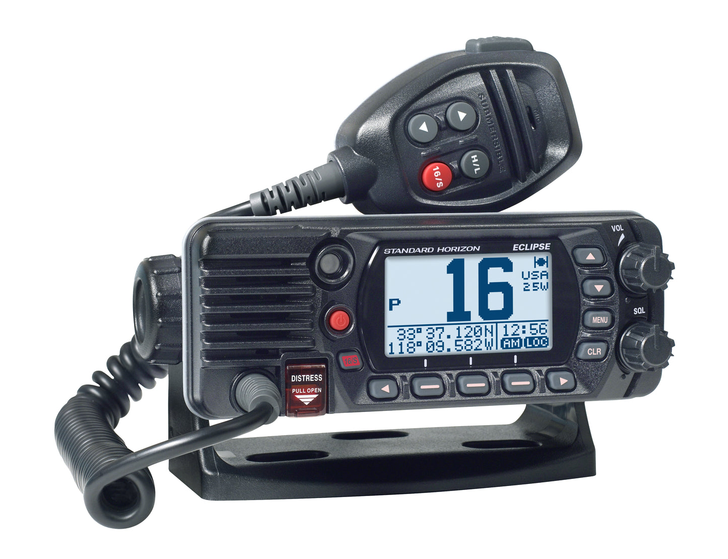 Standard Horizon GX-1410 Black Móvil Marino, Eclipse, Fixed Mount, VHF, 25W, NMEA0183, IPX8, E20, Canal 16, Clase D DSC, NOAA Precio + iva