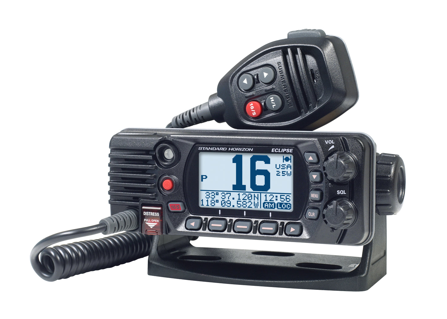 Standard Horizon GX-1410 Black Móvil Marino, Eclipse, Fixed Mount, VHF, 25W, NMEA0183, IPX8, E20, Canal 16, Clase D DSC, NOAA Precio + iva