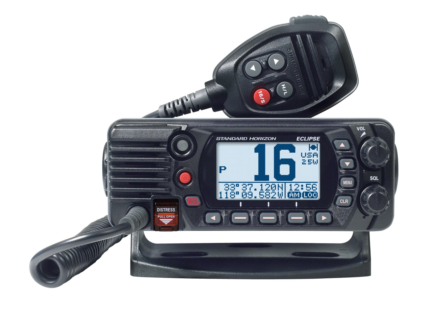 Standard Horizon GX-1410 Black Móvil Marino, Eclipse, Fixed Mount, VHF, 25W, NMEA0183, IPX8, E20, Canal 16, Clase D DSC, NOAA Precio + iva