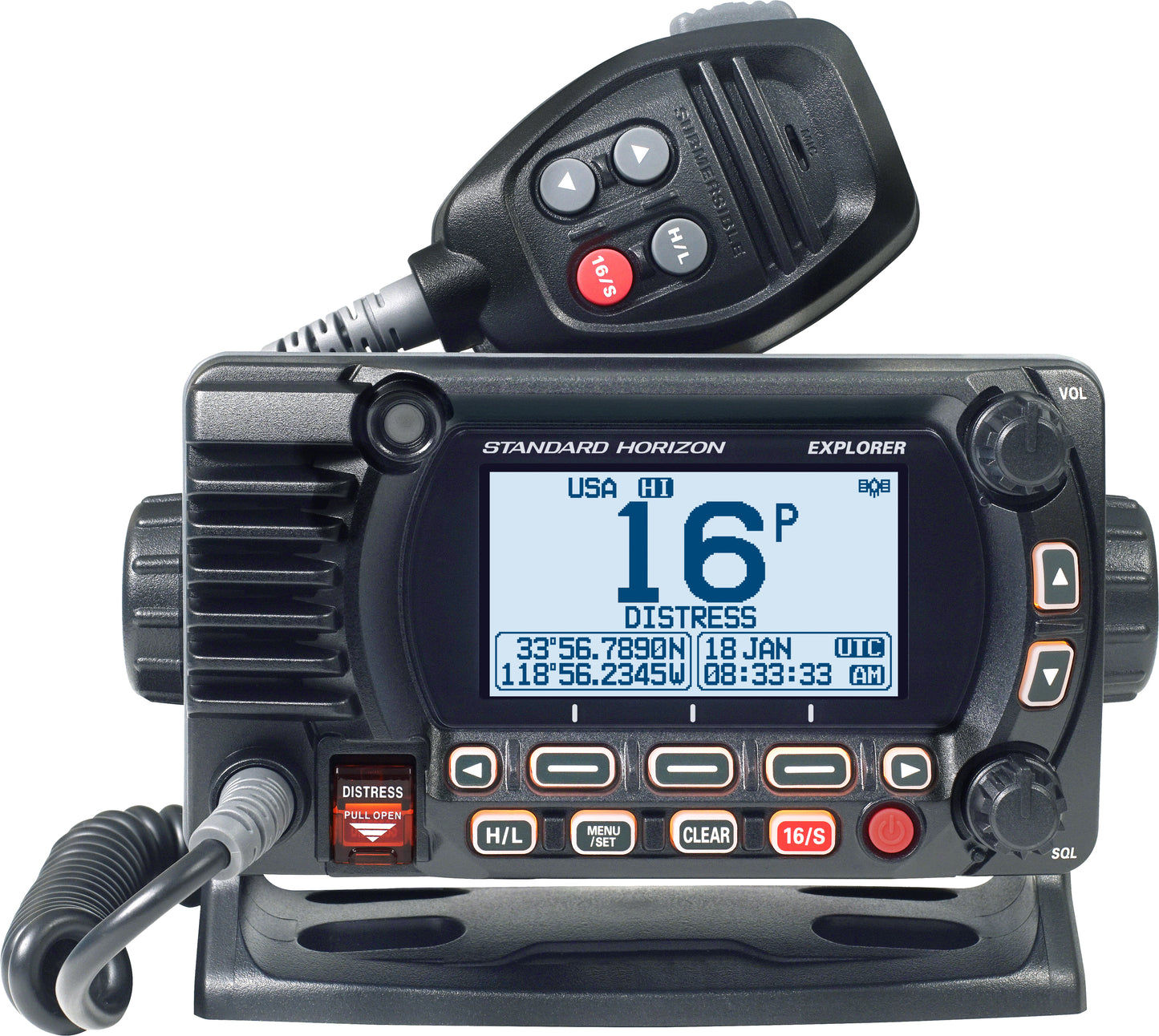 Standard Horizon GX-1850 Black GPS Móvil Marino, Explorer, negro, Fixed Mount VHF, 25W NMEA2000 Precio + iva