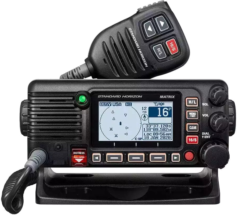 Standard Horizon GX-2410GPS VHF Marino 66CH 25W Móvil Marino Matrix GX2410 negro Fixed Mount VHF 25W Precio + iva