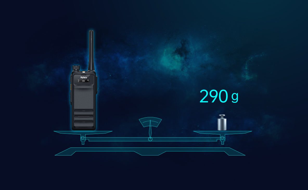 Hytera HP706 UHF3-1 350-470 MHz 1024CH Digital y Analogico 4W Radio Digital y Analogico con Man down, GPS, Bluetooth, sin pantalla Precio + iva