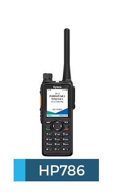 Hytera HP786 VHF- 136-174 MHz 1024CH DMR Tier II 4W Radio digital display ámbar y Man Down Precio +iva