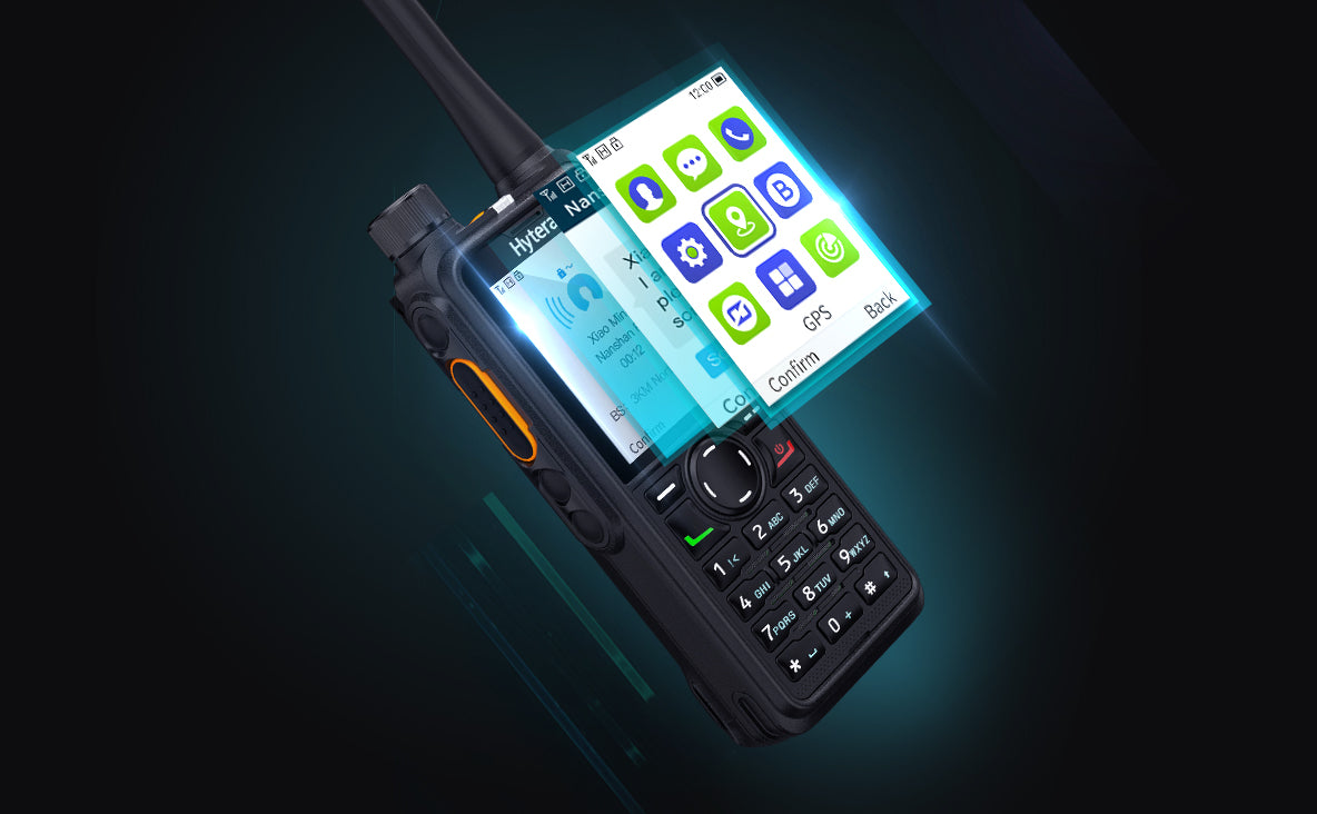 Hytera HP786 VHF- 136-174 MHz 1024CH DMR Tier II 4W Radio digital display ámbar y Man Down Precio +iva