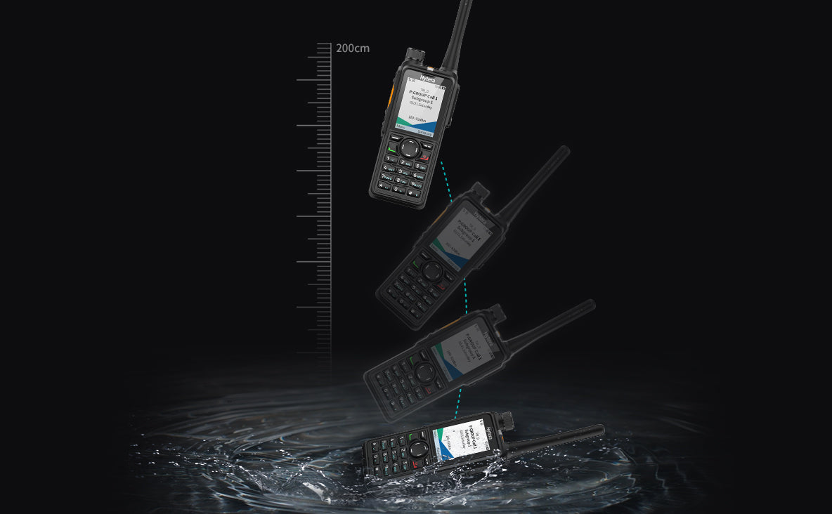 Hytera HP786 VHF- 136-174 MHz 1024CH DMR Tier II 4W Radio digital display ámbar y Man Down Precio +iva