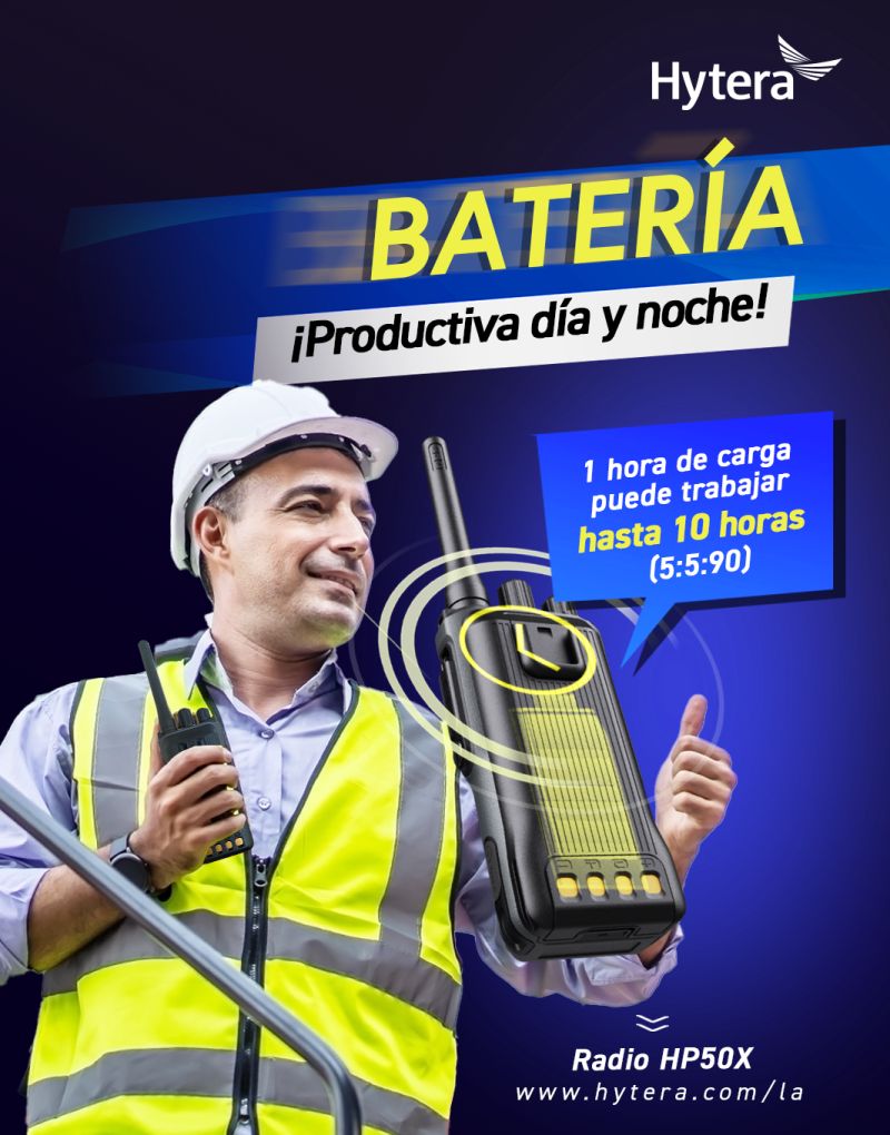 Hytera HP506 UHF 400-470 MHz 256CH DMR y Analogico 4W Radio digital portátil con GPS Sin pantalla Precio + iva