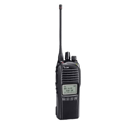 ICOM IC-F4261DS UHF 450-512MHz 512CH Analogico y Digital NXDN 5W Radio digital con GPS, IP67, con pantalla y teclado standard (A pedido 4-6 semanas) Precio + iva