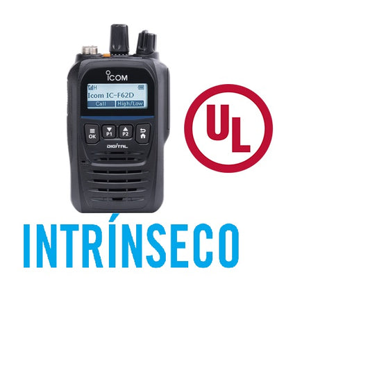 ICOM IC-F62D 21 UL UHF2 450-512 MHz MHz 512CH Digital IDAS™ Intrínsecamente Seguro 5W Radio Approved UL Classifications Intrinsically safe (A pedido por importación 4-6 semanas) Precio con iva