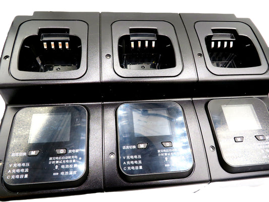 Generico PMLNEP35DEP25 Analizador Multi-cargador Inteligente de baterías para Motorola EP350/EP350MX/DEP250 de 3 slots Precio + iva