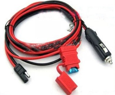 Genérico BE-X-M Cable de alimentación para equipos móviles Motorola con conector de encendedor y fusible Precio + iva