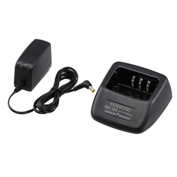 Kenwood KSC-35SE Cuna cargador rápido con transformador individual de mesa para batería KNB-65L y KNB-45L TK-2000K TK-3000K compatible con serie NX-1000 Precio + iva