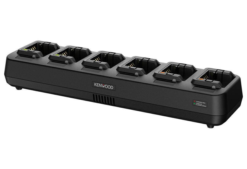 Kenwood KSC-526K Multi Cargador de 6 unidades para baterías de radios NX-3000 NX-5000 NX-200 NX-300 (Requiere adaptadores KSC-52X) Precio + iva