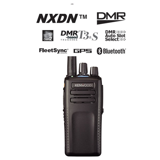 Kenwood NX-3320K UHF 400-520MHz 64CH Digital DMR o NXDN 5W Radio portátil digital DMR sin pantalla, GPS, Bluetooth, IP67 Precio + iva