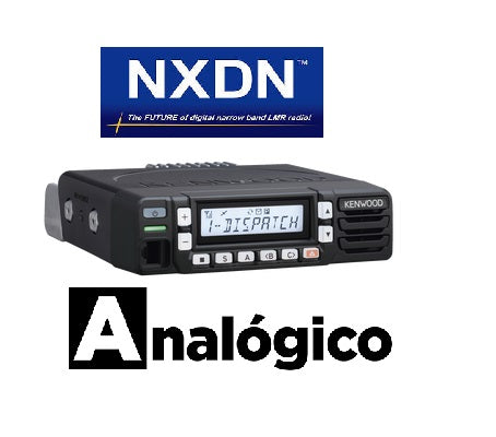 Kenwood NX-1700HNK VHF 136-174 Mhz 260CH NXDN Análogico 50W / 25W / 5W Radio móvil base digital NXDN y analógico con pantalla de 10 caracteres para logística y transporte Precio + iva
