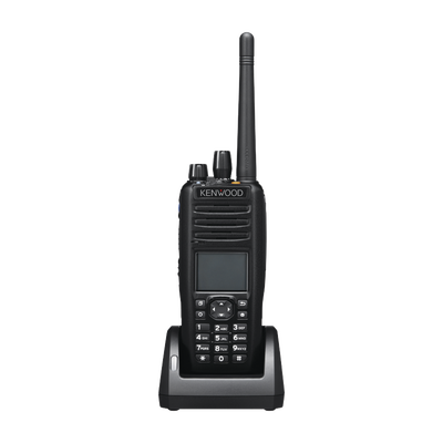 Kenwood NX-5200K3 VHF 136-174 MHz 1024CH Digital NXDN-P25-DMR-Analógico 6W Radio Multiprotocolo portátil GPS, MicroSD Con Pantalla y teclado completo Precio+iva