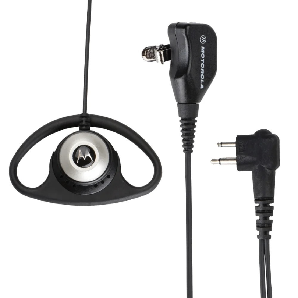 Motorola PMLN5001 Auricular tipo D con PTT solapa compatible con EP350/EP350MX/EP450/DEP450/R2 Vertex Standard VX80 MagOne A8 Precio + iva