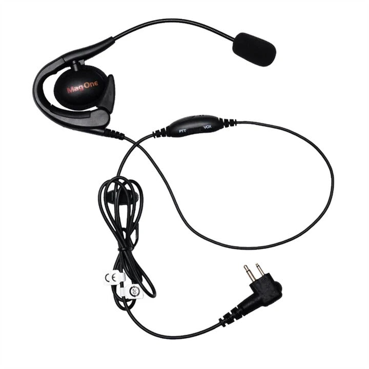 MagOne PMLN6537 Auricular diseño supraaural, micrófono de brazo y interruptor PTT/VOX integrado compatible con EP350/EP350MX/EP450/DEP450/R2 Vertex Standard VX80 MagOne A8 X10d Precio + iva