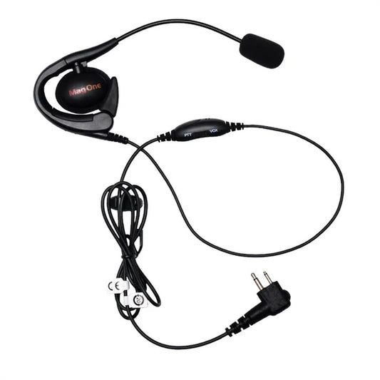 MagOne PMLN6537 Auricular diseño supraaural, micrófono de brazo y interruptor PTT/VOX integrado compatible con EP350/EP350MX/EP450/DEP450/R2 Vertex Standard VX80 MagOne A8 X10d Precio + iva