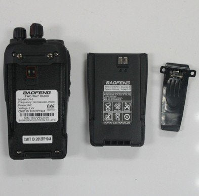 BAOFENG UV-6 VHF 136-174/UHF 400-470 Mhz 128CH Analogico 5W Radio de dos vías dual band ideal para negocios y emprendimientos Precio + iva