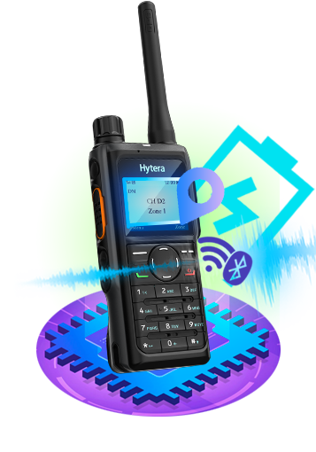 Hytera HP786 VHF- 136-174 MHz 1024CH DMR Tier II 4W Radio digital display ámbar y Man Down Precio +iva