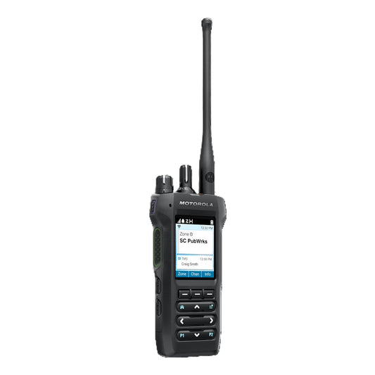 Motorola APX N30 Radio portátil de dos vías APX N30 P25 800 MHz de banda única, Batería 2850 mAh, OTAP, Wifi, Bluetooth Precio + iva