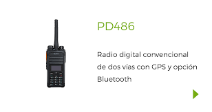 Hytera PD486 UHF1 350-470 Mhz 256CH DMR Tier II 4W Radio Digital y Análogo para Empresas con pantalla OLED Precio +iva