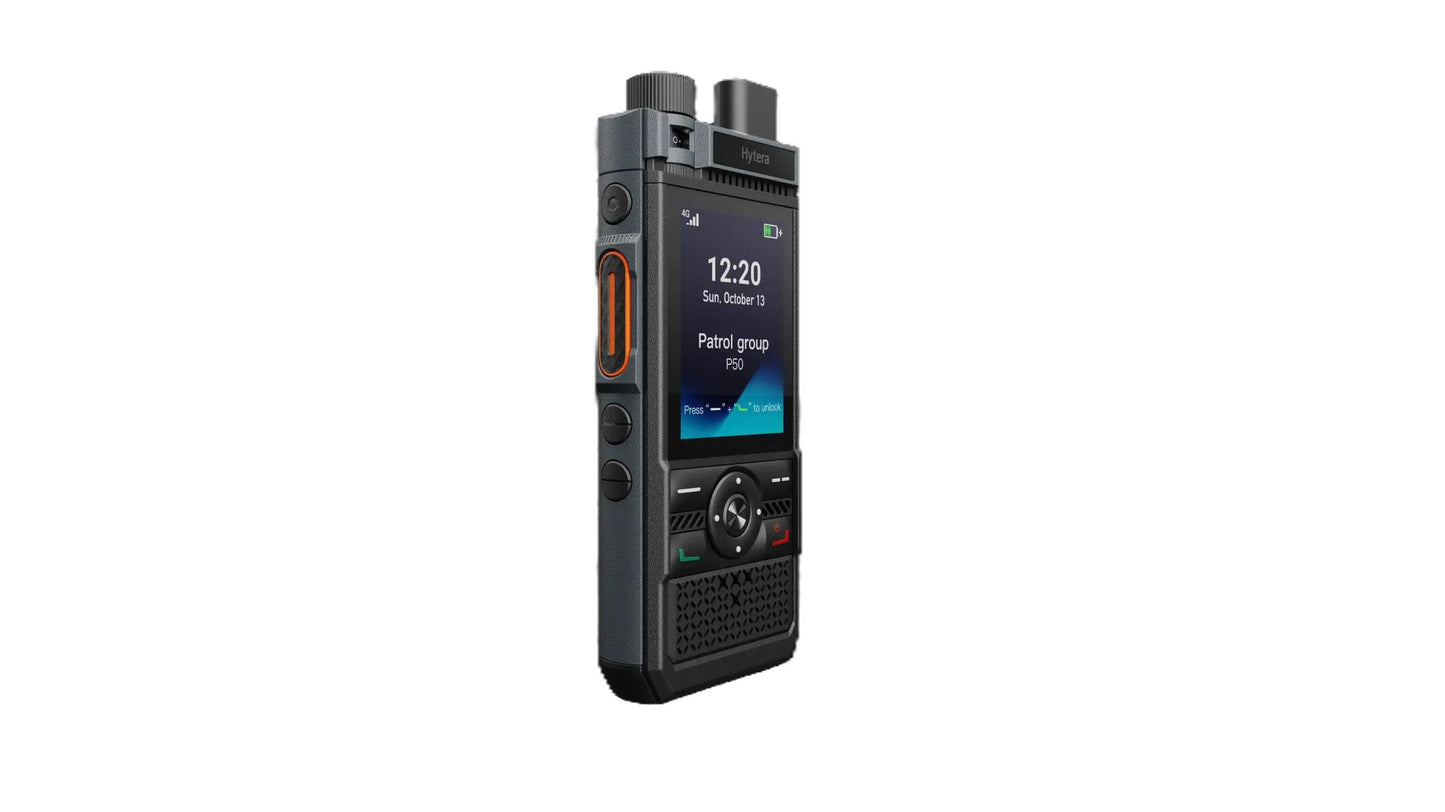 Hytera P50 Radio portátil PoC PTT sobre celular LTE GPS Bluetooth WiFi 4.000 mAH LI-ION Precio + iva