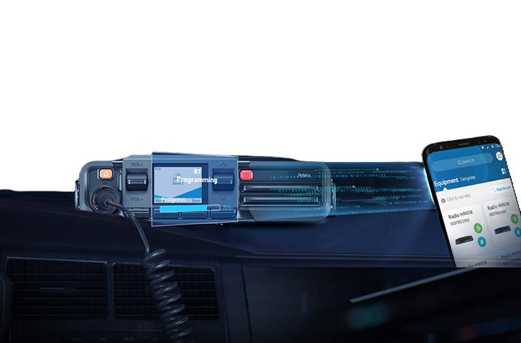 Hytera HM686L UHF2 450-527 Mhz 512CH DMR Tier II Analogico 25W Radio móvil digital profesional Low Power 5/25W, GPS,BT,DMR Tier II conventional, LCD screen Precio + iva