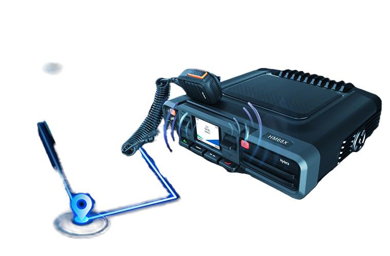 Hytera HM686L UHF2 450-527 Mhz 512CH DMR Tier II Analogico 25W Radio móvil digital profesional Low Power 5/25W, GPS,BT,DMR Tier II conventional, LCD screen Precio + iva