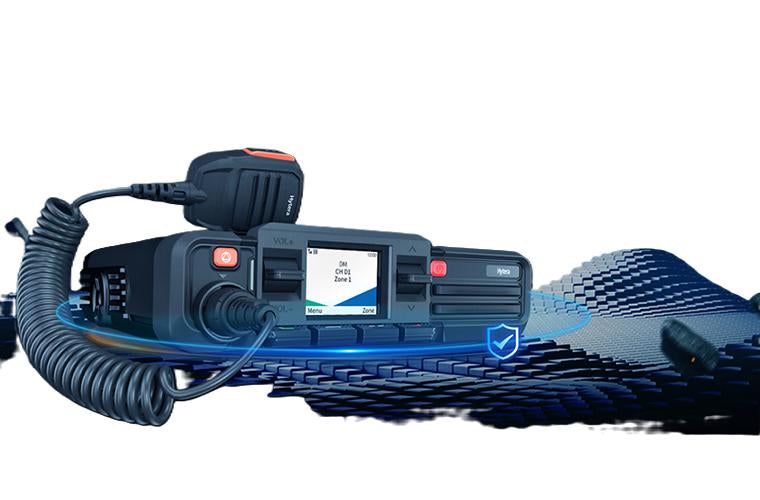 Hytera HM686L UHF2 450-527 Mhz 512CH DMR Tier II Analogico 25W Radio móvil digital profesional Low Power 5/25W, GPS,BT,DMR Tier II conventional, LCD screen Precio + iva