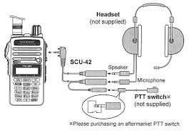 Yaesu SCU-42 Yaesu SCU-42 Headset cable para Y﻿aesu FTA-250/450/550/750/850L Precio + iva