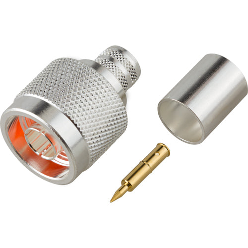 RF Industries RFN-1006-3E Conector N Macho CRIMP/RG-8/U RG-213/U CBL-GRP E AG/AU/PTFE (Kit 10 unidades) Precio + iva