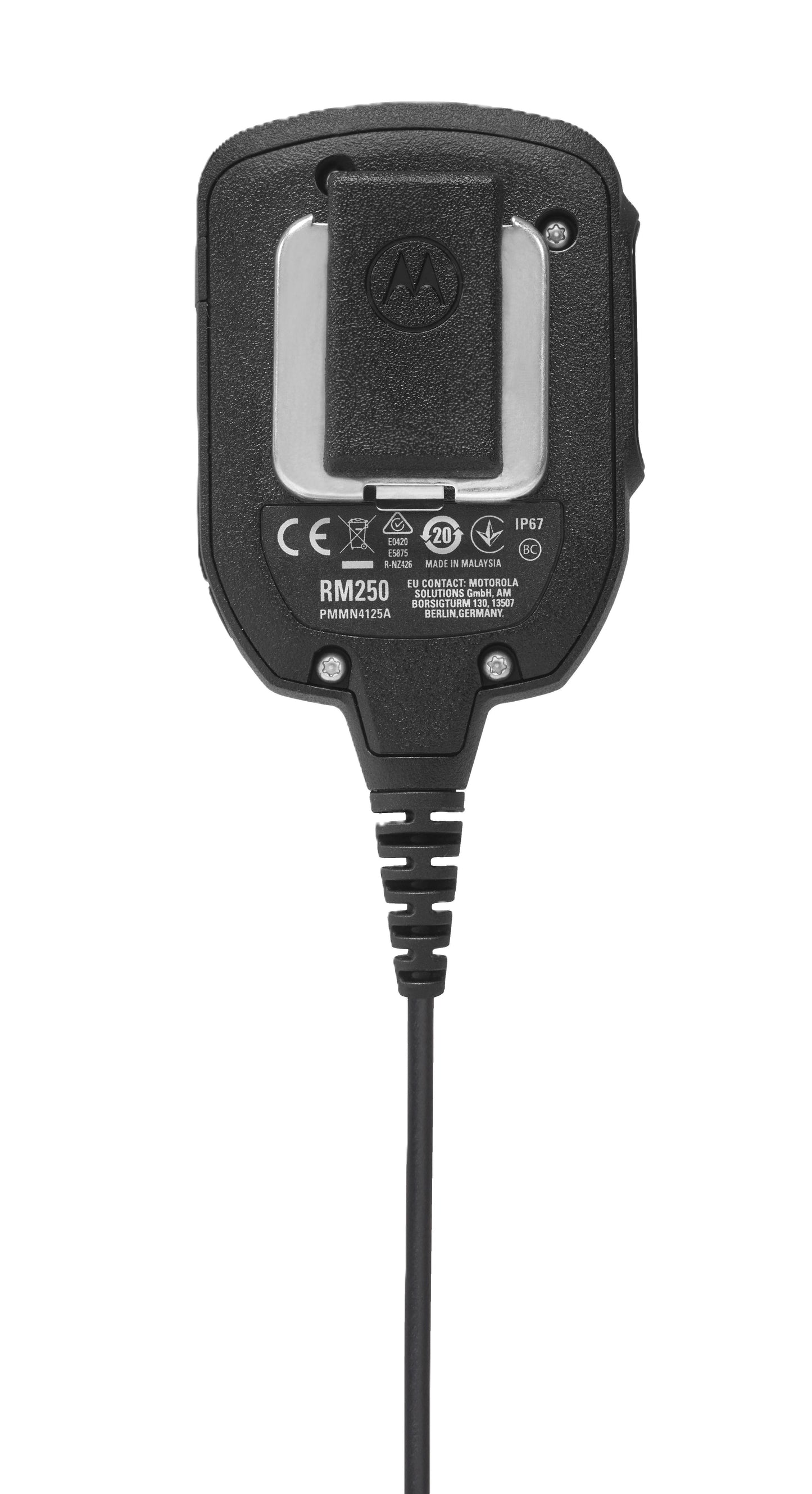 Motorola PMMN4125 Micrófono con altavoz remoto RM250 con conector de 3,5 mm para SL500 WAVE TLK100 Precio +iva
