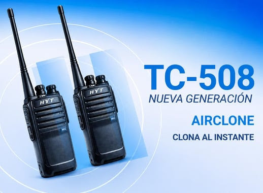 HYT TC508 UHF 400-470 MHz 48CH Analógico 4W Radio Analogica eficiente,capaz y resistente Precio + iva