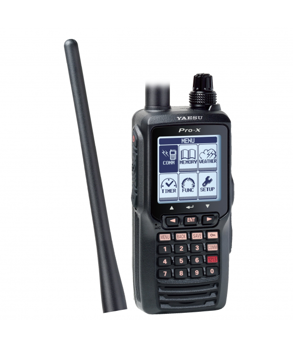 YAESU FTA-550L 200CH Radio de banda aérea IPX5 MIL-STD-810F NOAA, VOR, ILS, NAV Precio + iva